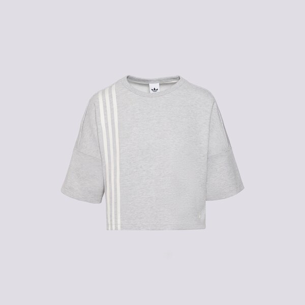 Дамска тениска ADIDAS ТЕНИСКА 3 STRIPES TEE jw3610 цвят сив