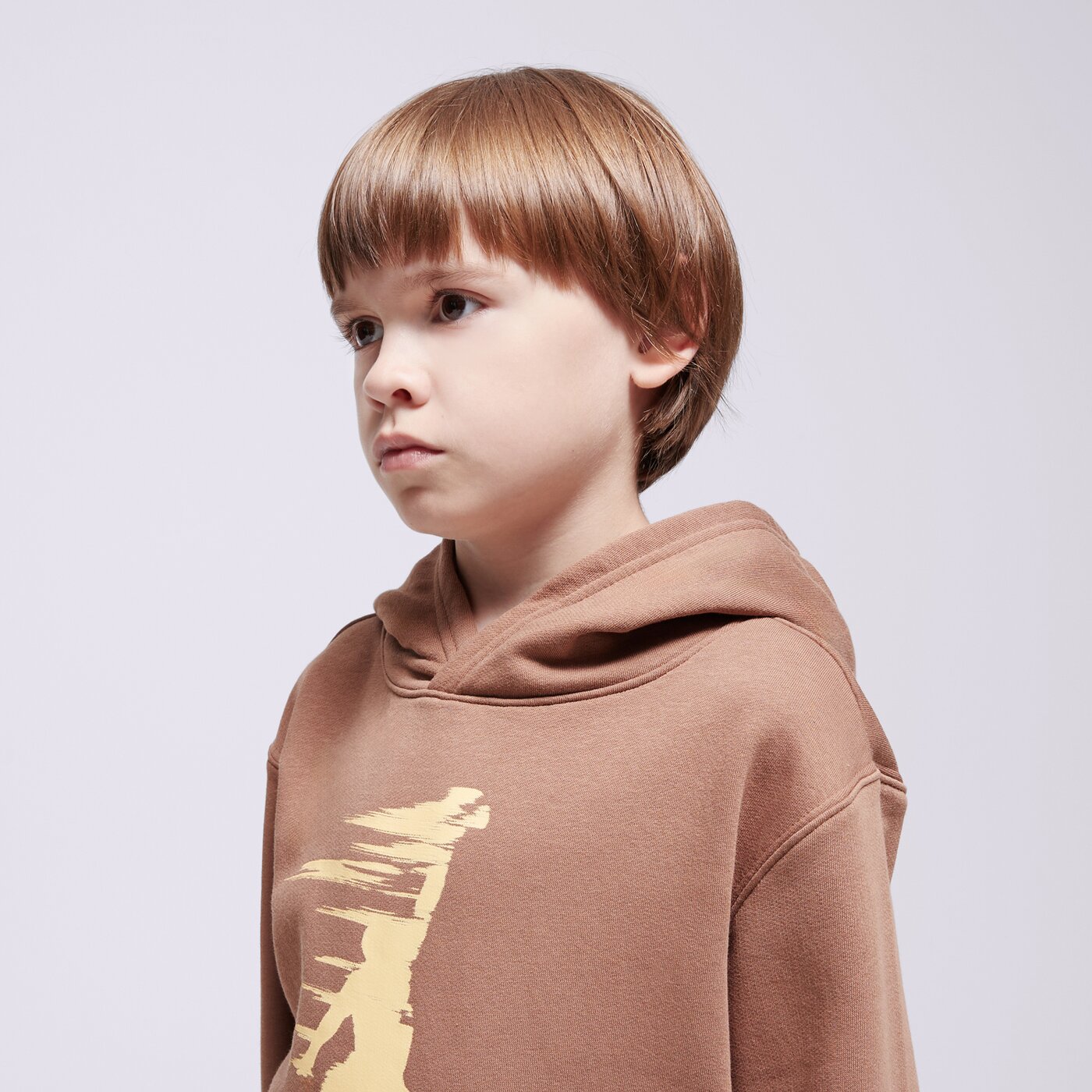 Детски суичър JORDAN СУИТЧЪР С КАЧУЛКА MJ FLIGHT MVP HBR FLC BOY 95d228-x1i цвят кафяв