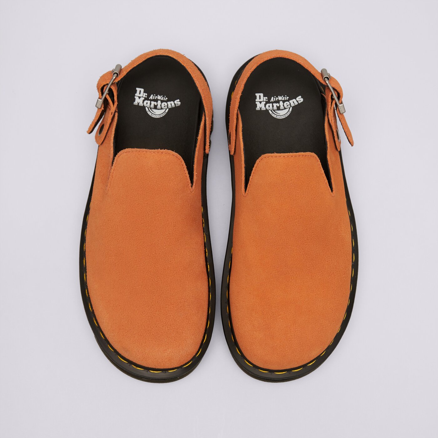 Дамски чехли и сандали DR.MARTENS ZEBZAG MULE 31937800 цвят оранжев