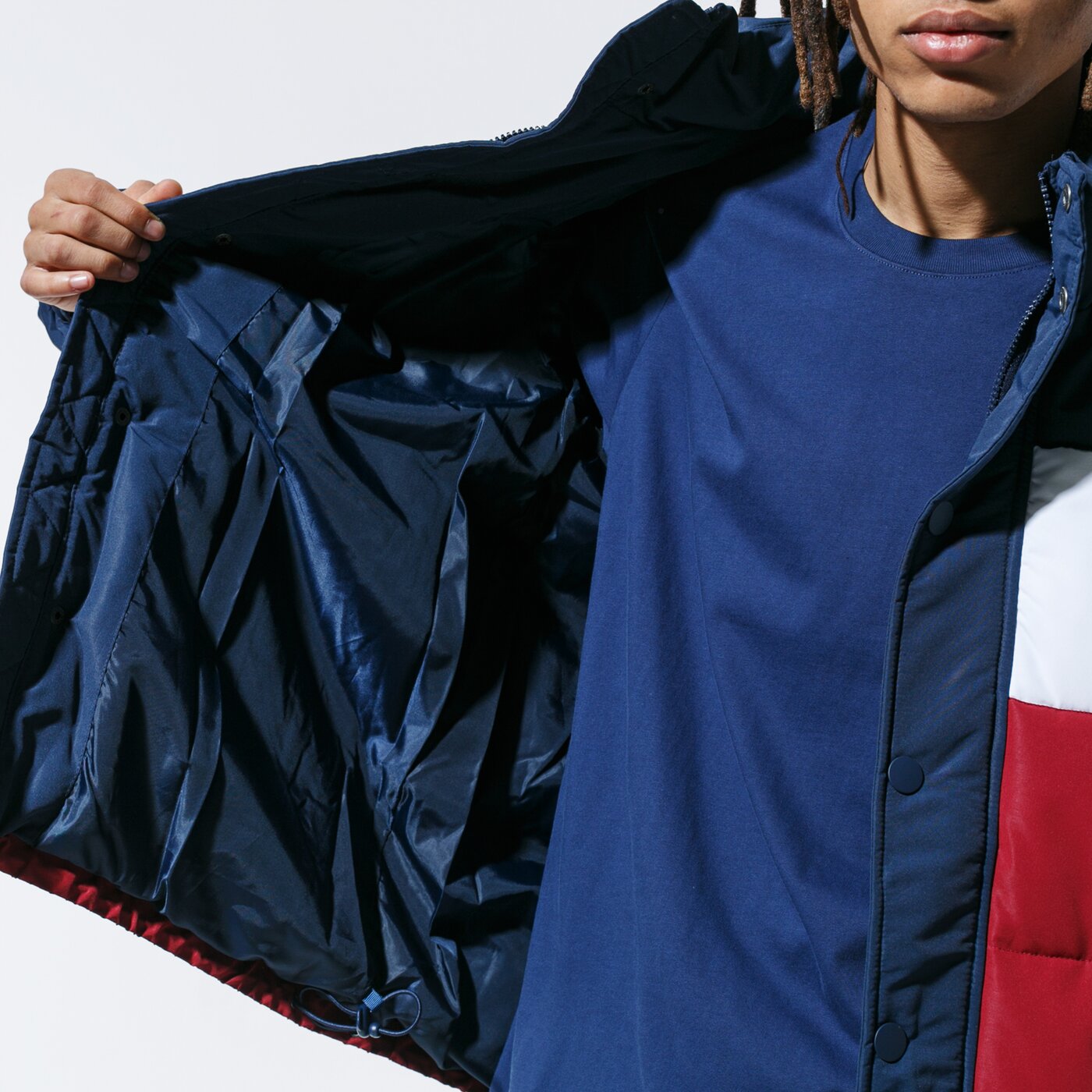 Мъжко зимно яке FILA ЯКЕ PELLE PUFF JACKET 687241a225 цвят червен