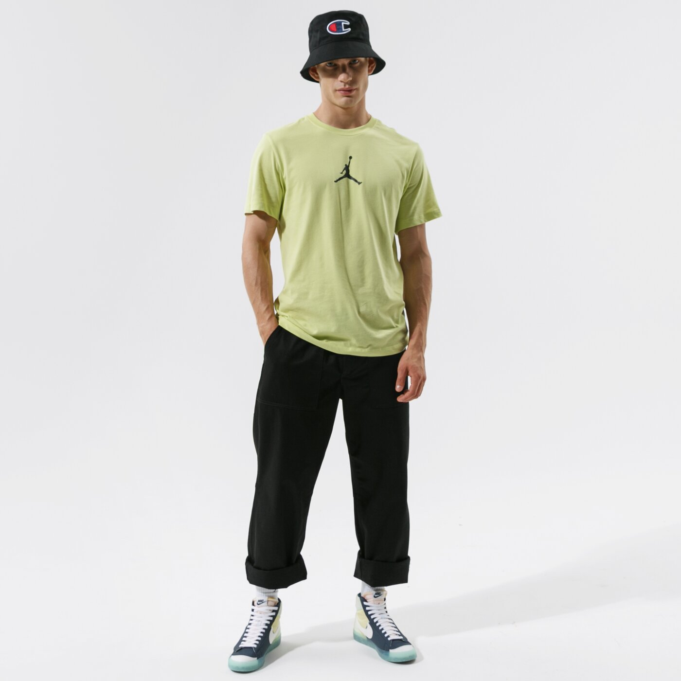 Мъжка тениска JORDAN ТЕНИСКА JUMPMAN DRI-FIT cw5190-352 цвят жълт