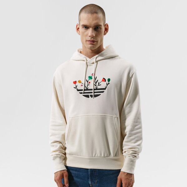 Мъжки суичър ADIDAS СУИТЧЪР FLORAL TREFOIL h32306 цвят бежов