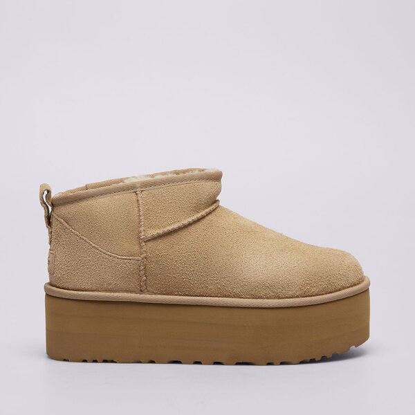 Дамски кежуал UGG CLASSIC ULTRA MINI PLATFORM 1135092-san цвят бежов