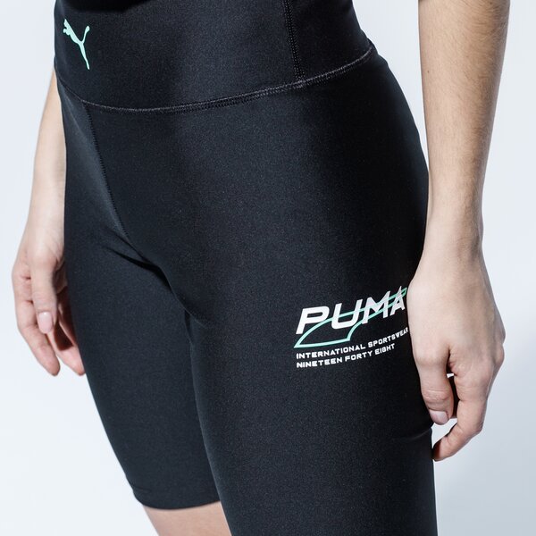 Дамски къси панталони PUMA ШОРТИ EVIDE HIGHWAIST SHORT TIGHT 59630701 цвят черен