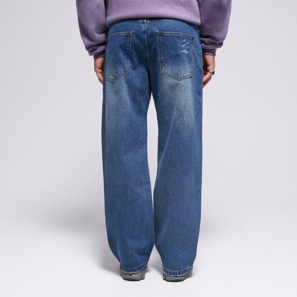 Мъжки панталони PROSTO ДЪНКОВИ ПАНТАЛОНИ BAGGY TARMAC BLUE kl252mpan3012 цвят син