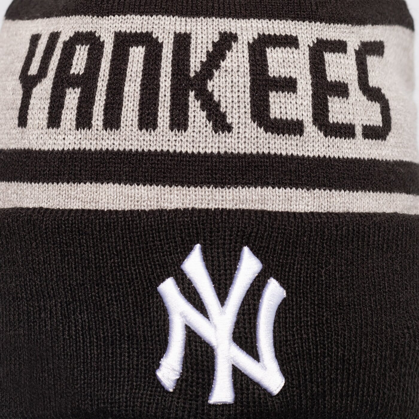 Мъжка зимна шапка NEW ERA ШАПКА JAKE BEANIE NYY GRH NEW YORK YANKEES HGROTC 60285002 цвят сив