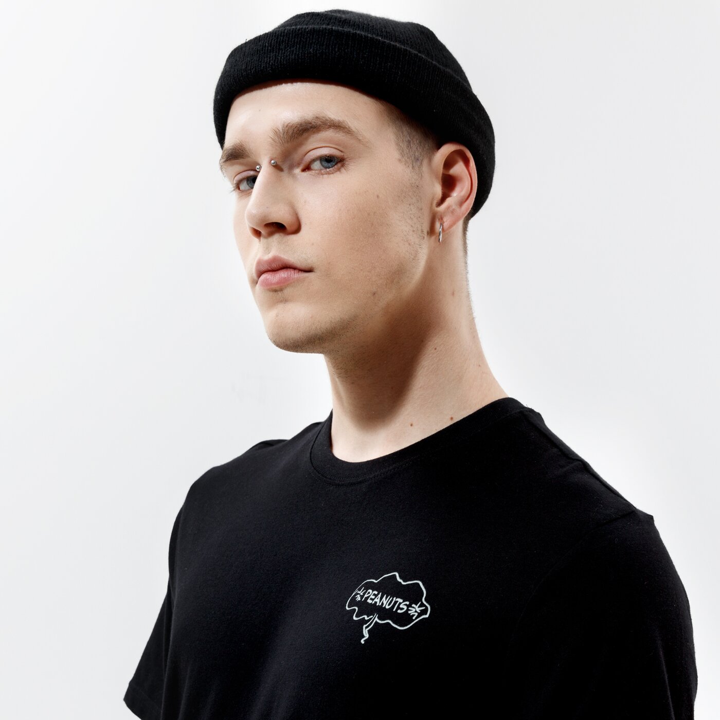 Мъжка тениска ELEMENT ТЕНИСКА PEANUTS SLIDE SS w1sso3elp3732 цвят черен