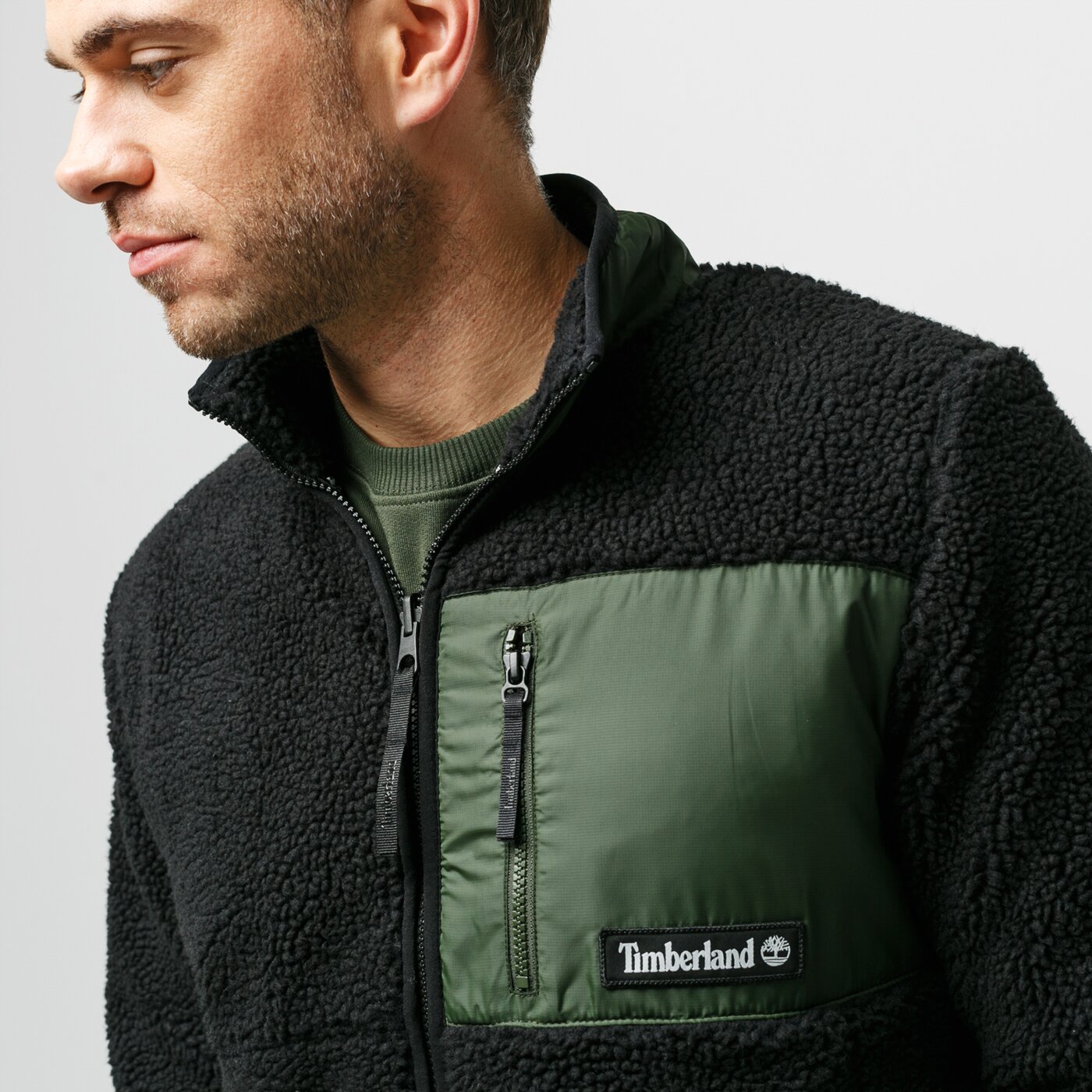 Мъжки суичър TIMBERLAND СУИТЧЪР OUTDOOR ARCHIVE SHERPA tb0a1wzww741 цвят черен