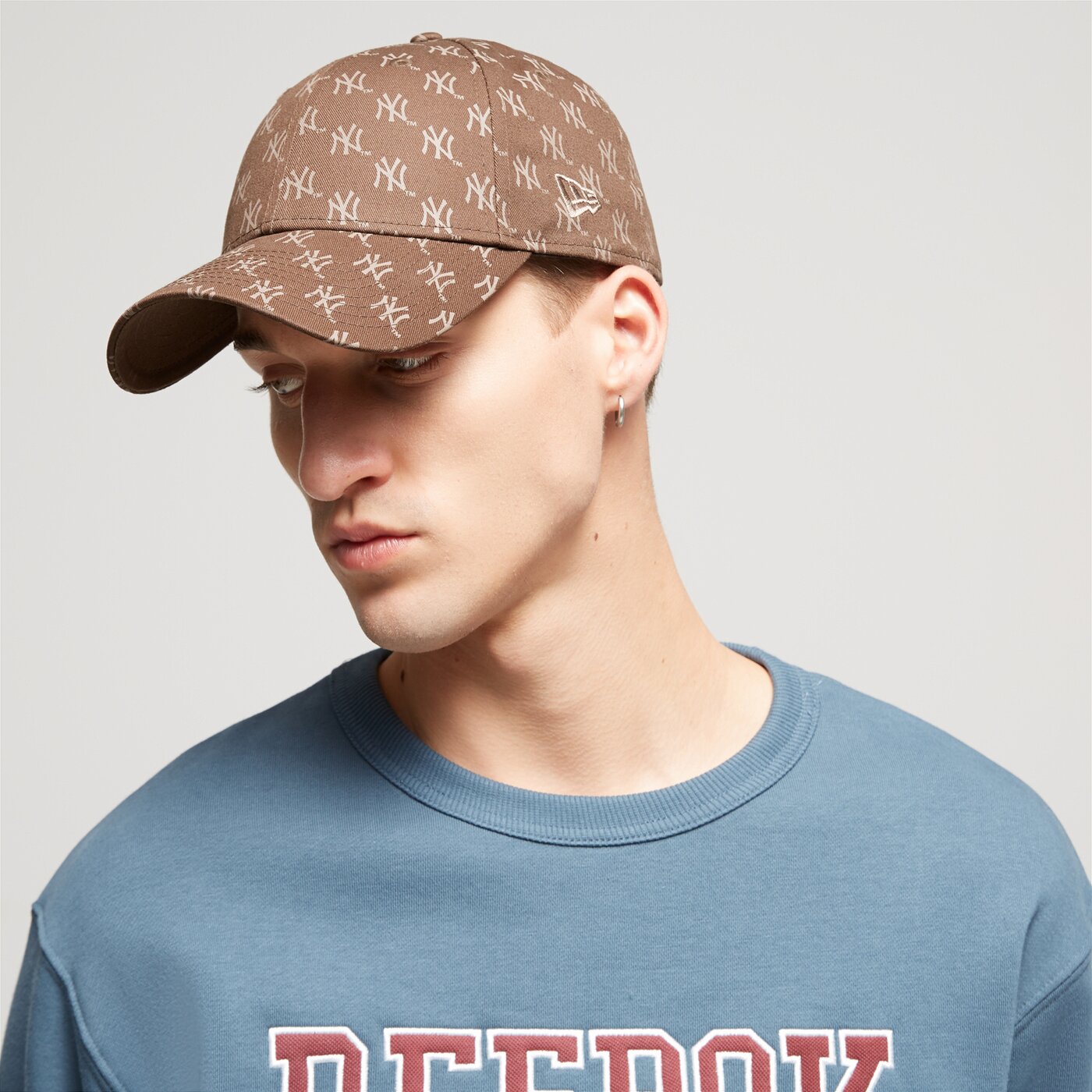 Мъжка шапка с козирка NEW ERA ШАПКА MONOGRAM 940 NYY BRW NEW YORK YANKEES 60415890 цвят кафяв