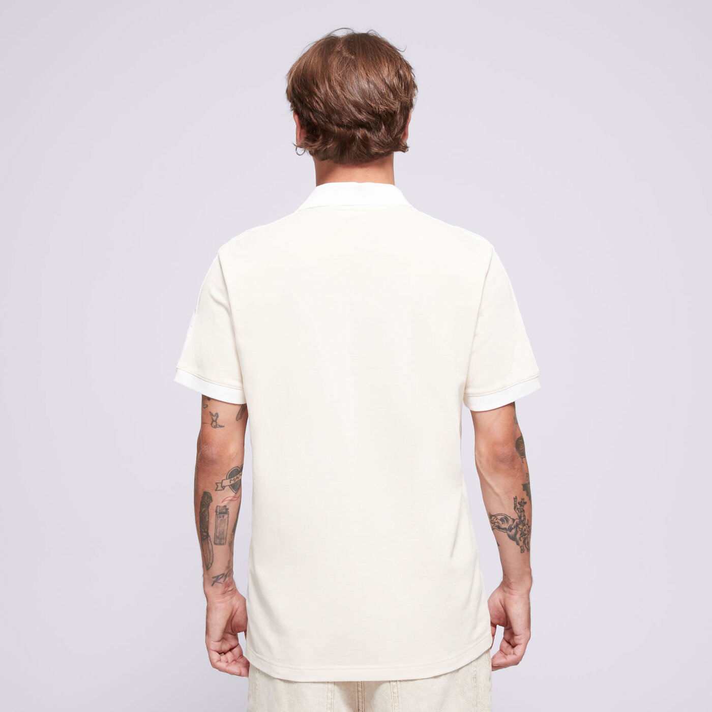 Мъжка тениска ADIDAS ТЕНИСКА ТИП ПОЛО 3-STRIPE ТЕНИСКА ТИП ПОЛО iz3070 цвят бял