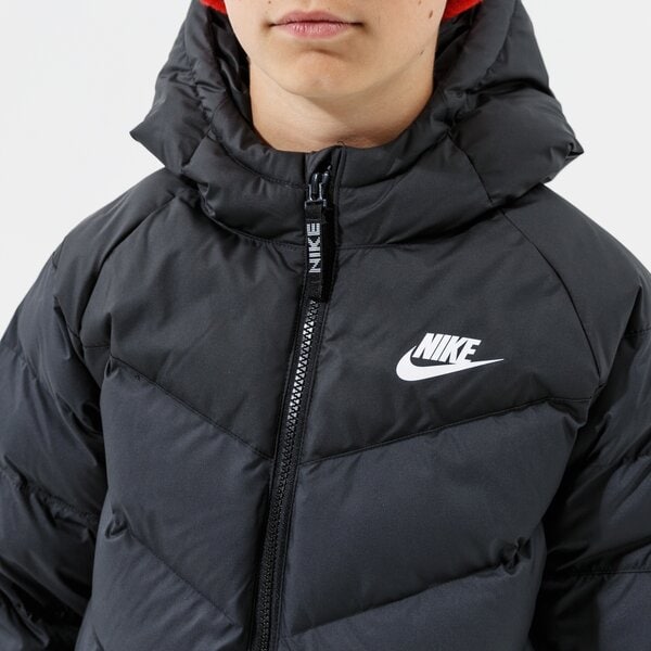 Детска преходно яке NIKE ЯКЕ ЗИМНО SPORTSWEAR PADDED JACKET JUNIOR U cu9157-010 цвят черен