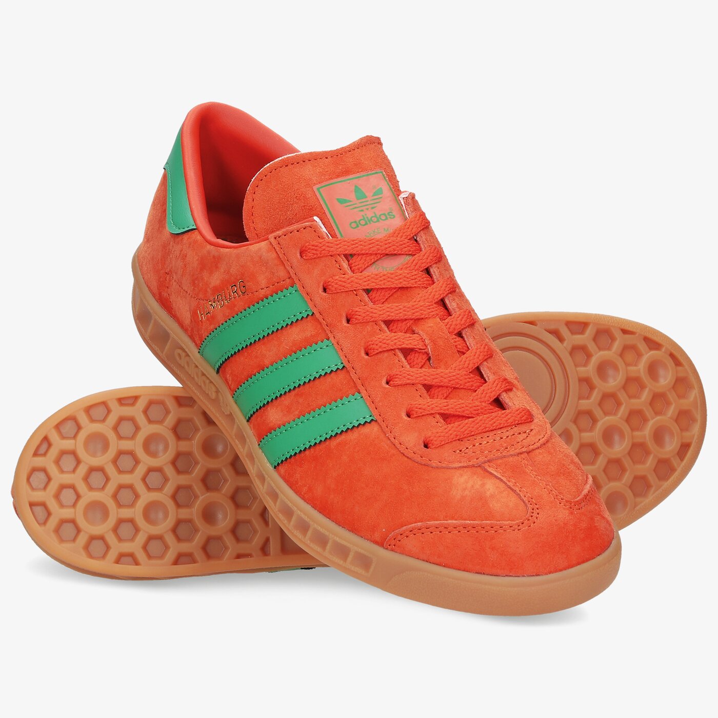 Мъжки маратонки ADIDAS HAMBURG h00447 цвят оранжев