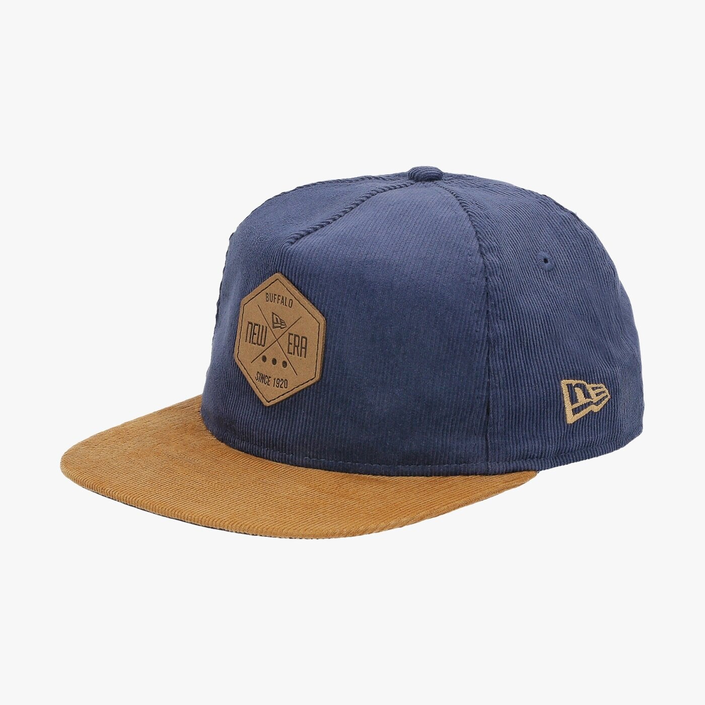 Дамска шапка с козирка NEW ERA ШАПКА HEX CORD NE NAV/WHE 80371423 цвят тъмносин