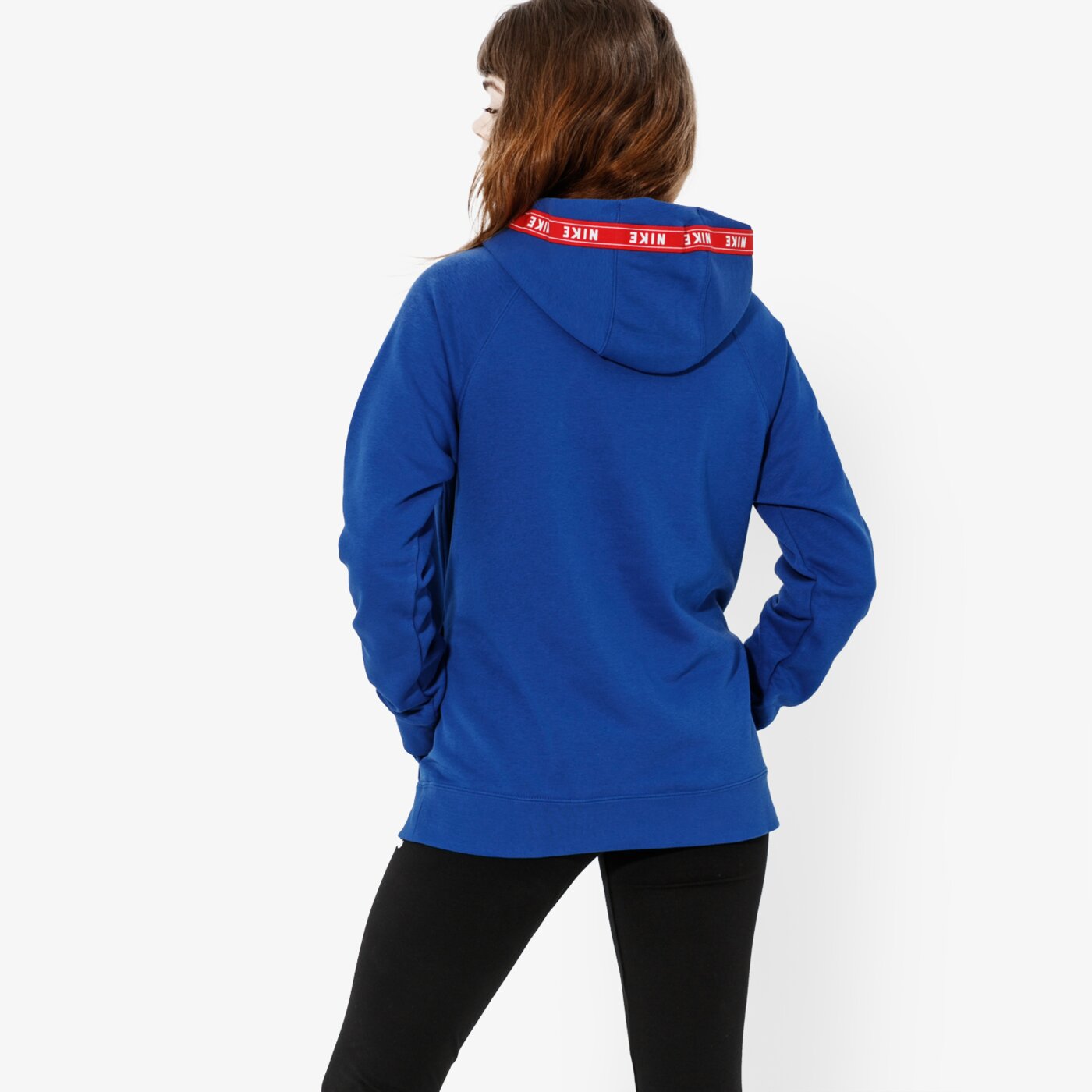 Дамски суичър NIKE СУИТЧЪР W NSW CREW LOGO TAPE  SPORTSWEAR ar3058-438 цвят син