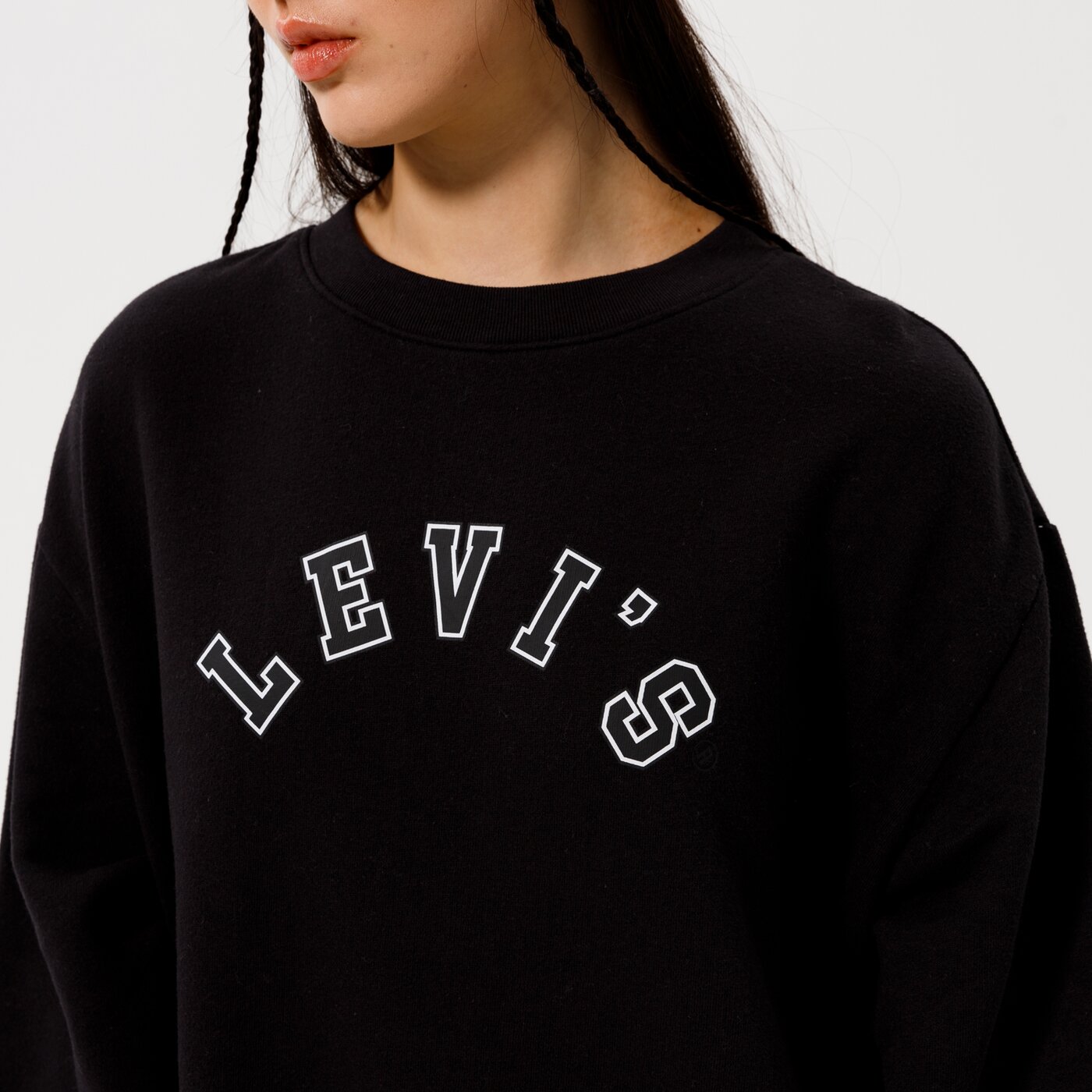 Дамски LEVI'S РОКЛЯ YUNA SWEATSHIRT АНЦУГS a0834-0003 цвят черен