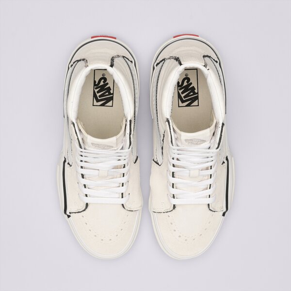 Мъжки маратонки VANS SK8-HI RECONSTRUCT vn0005ukqjm1 цвят бял