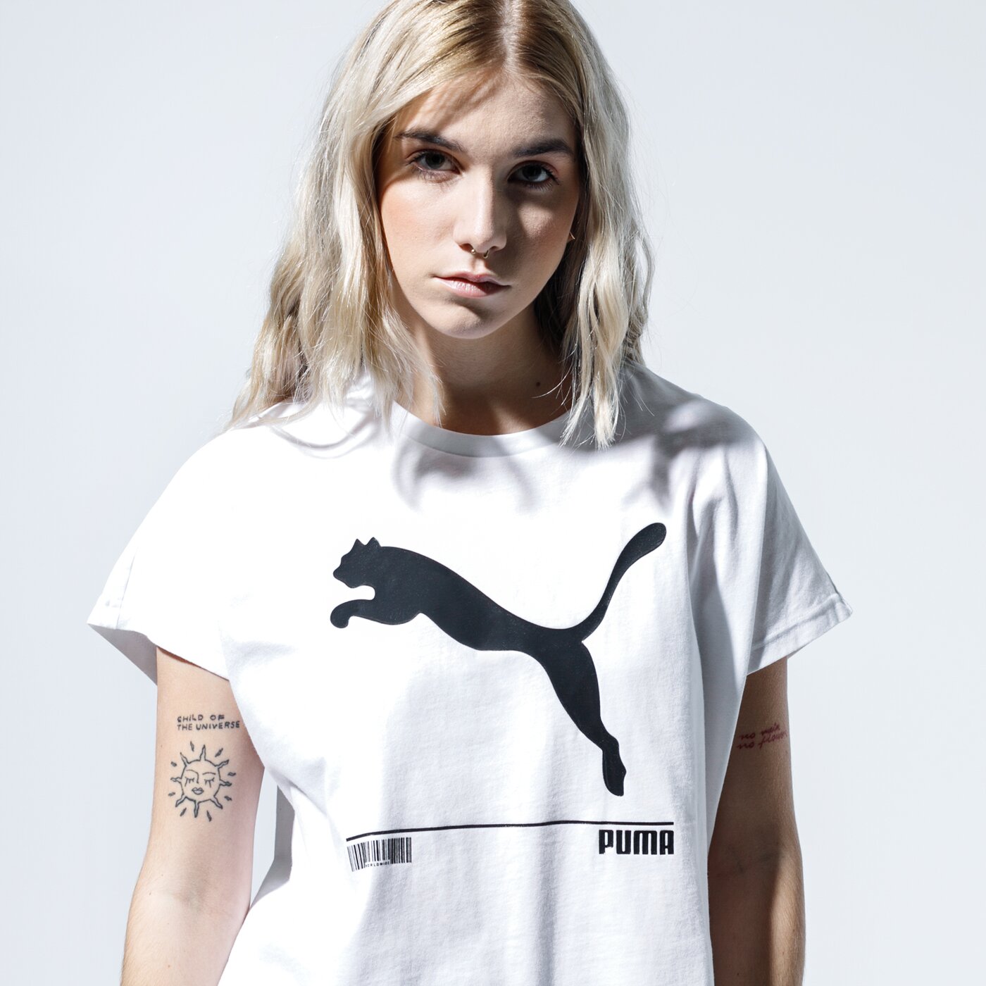 Дамска тениска PUMA ТЕНИСКА NU-TILITY TEE 58137102 цвят бял