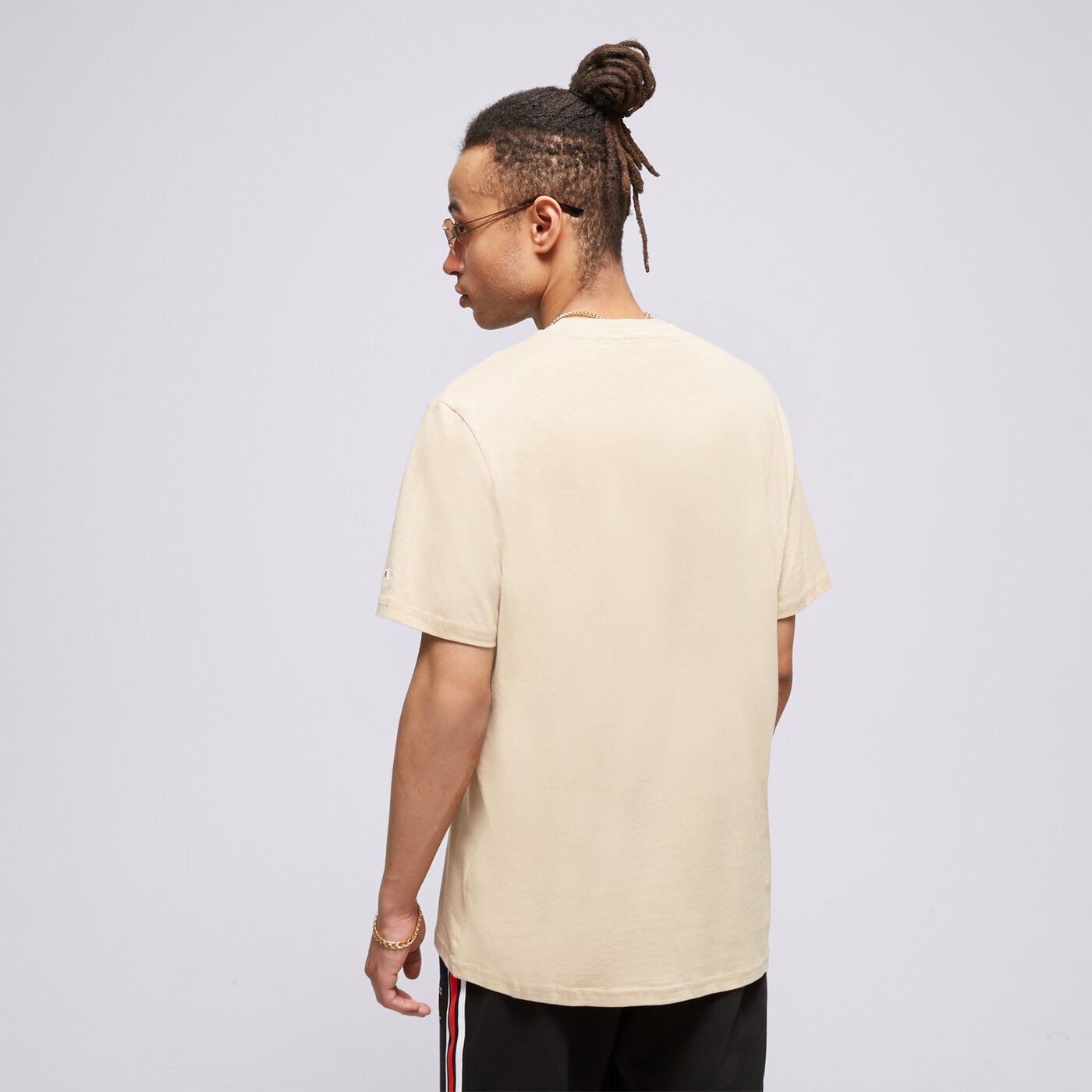 Мъжка тениска CHAMPION ТЕНИСКА CREWNECK ТЕНИСКА 218281ms073 цвят бежов