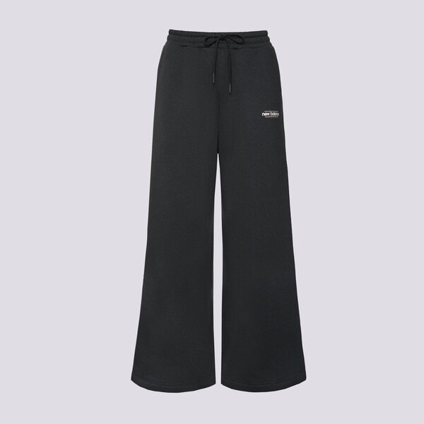 Дамски панталони NEW BALANCE ПАНТАЛОНИ REIMAGINED FLEECE WIDE LEG PANT wp53903bk цвят черен