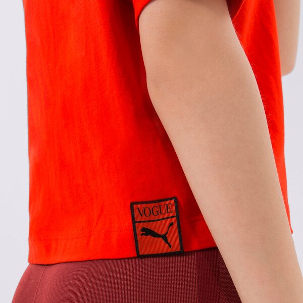 Дамска тениска PUMA ТЕНИСКА PUMA X VOGUE GRAPHIC TEE 534691-95 цвят червен