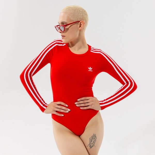 Дамска тениска ADIDAS ТЕНИСКА BODY SUIT h35623 цвят червен