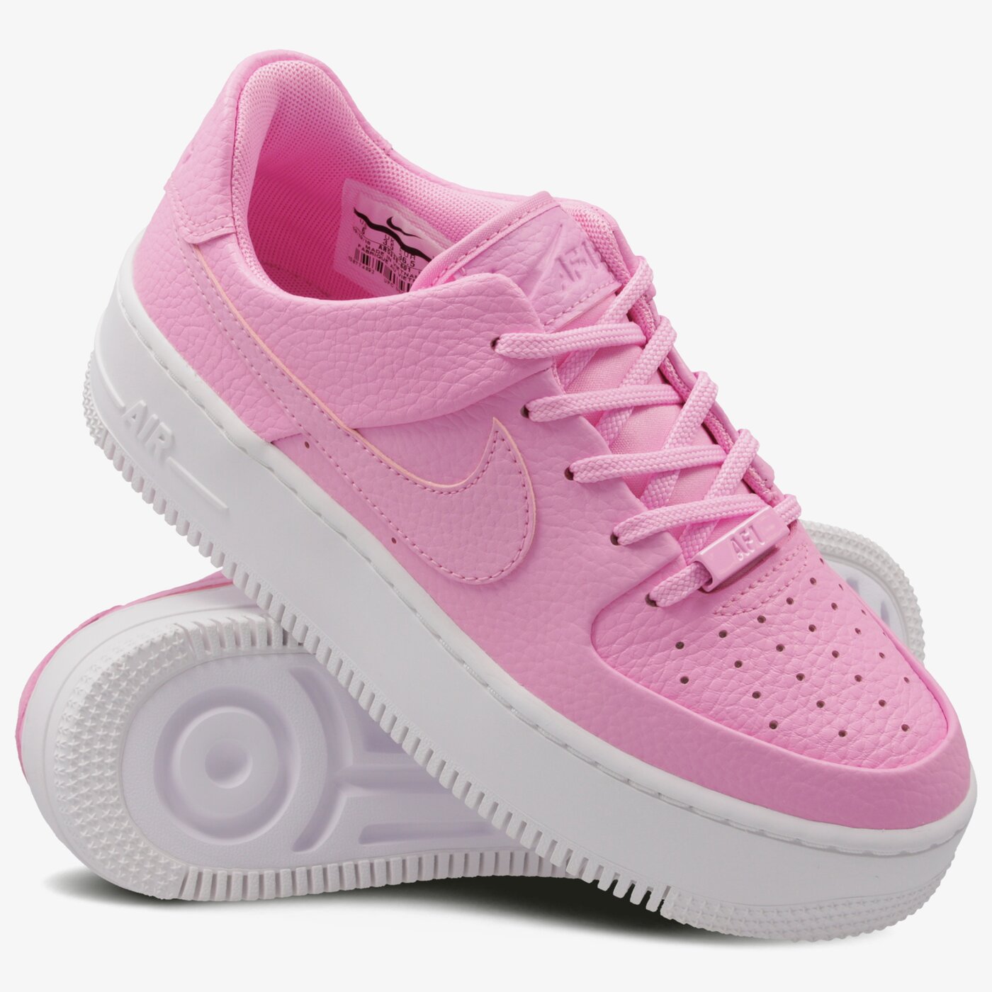 Дамски маратонки NIKE AIR FORCE 1 SAGE LOW ar5339-601 цвят розов