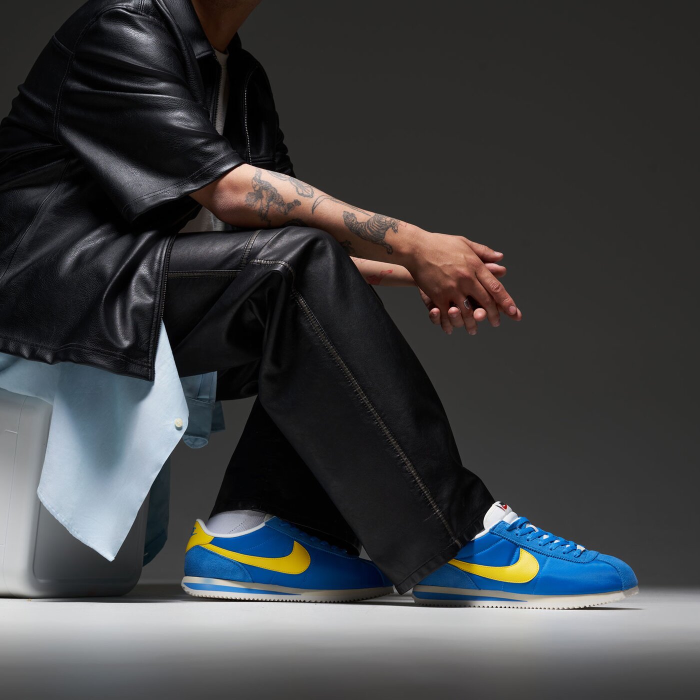 Мъжки маратонки NIKE CORTEZ TEXTILE hf0263-402 цвят син