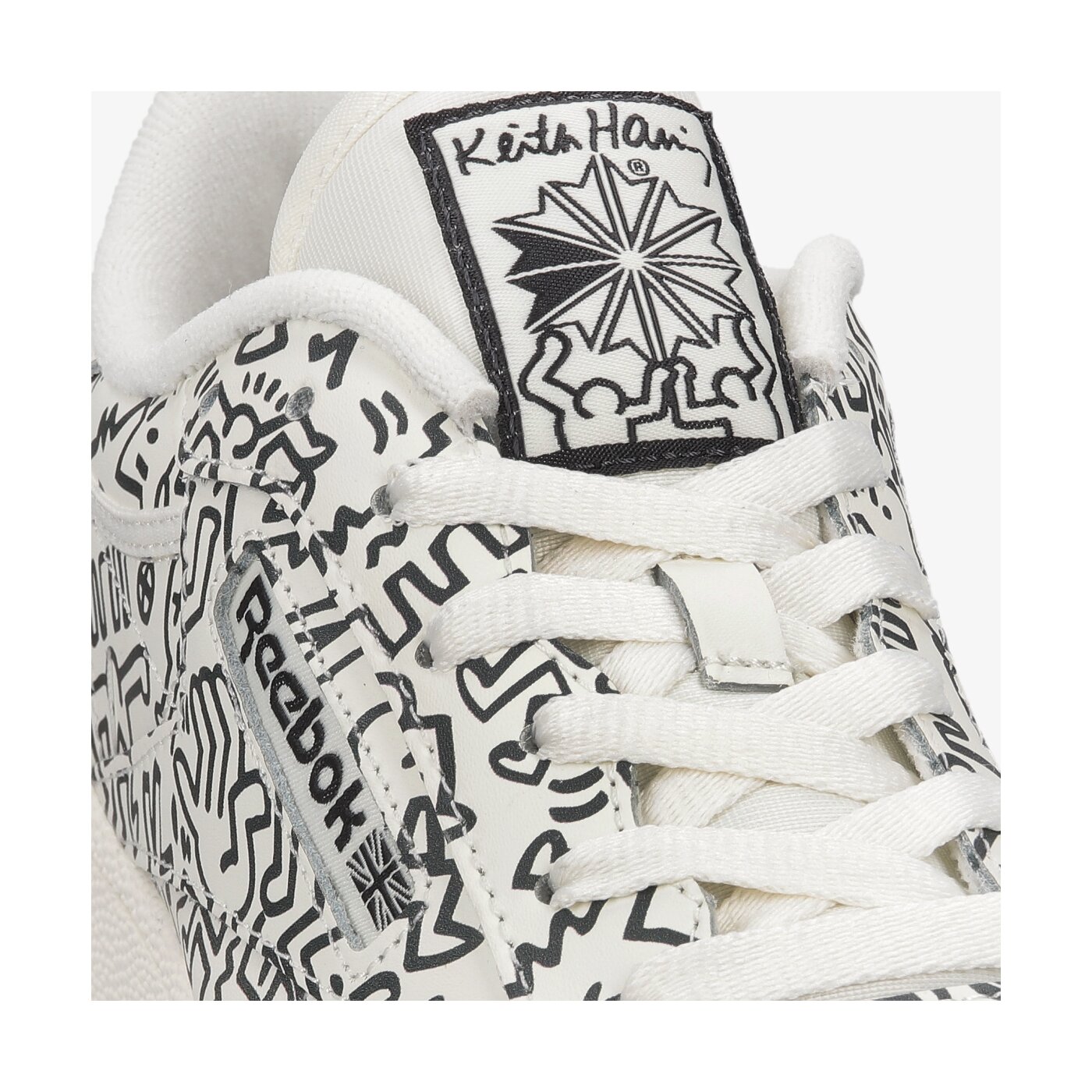 Мъжки маратонки REEBOK CLUB C KEITH HARING gz1458 цвят бял