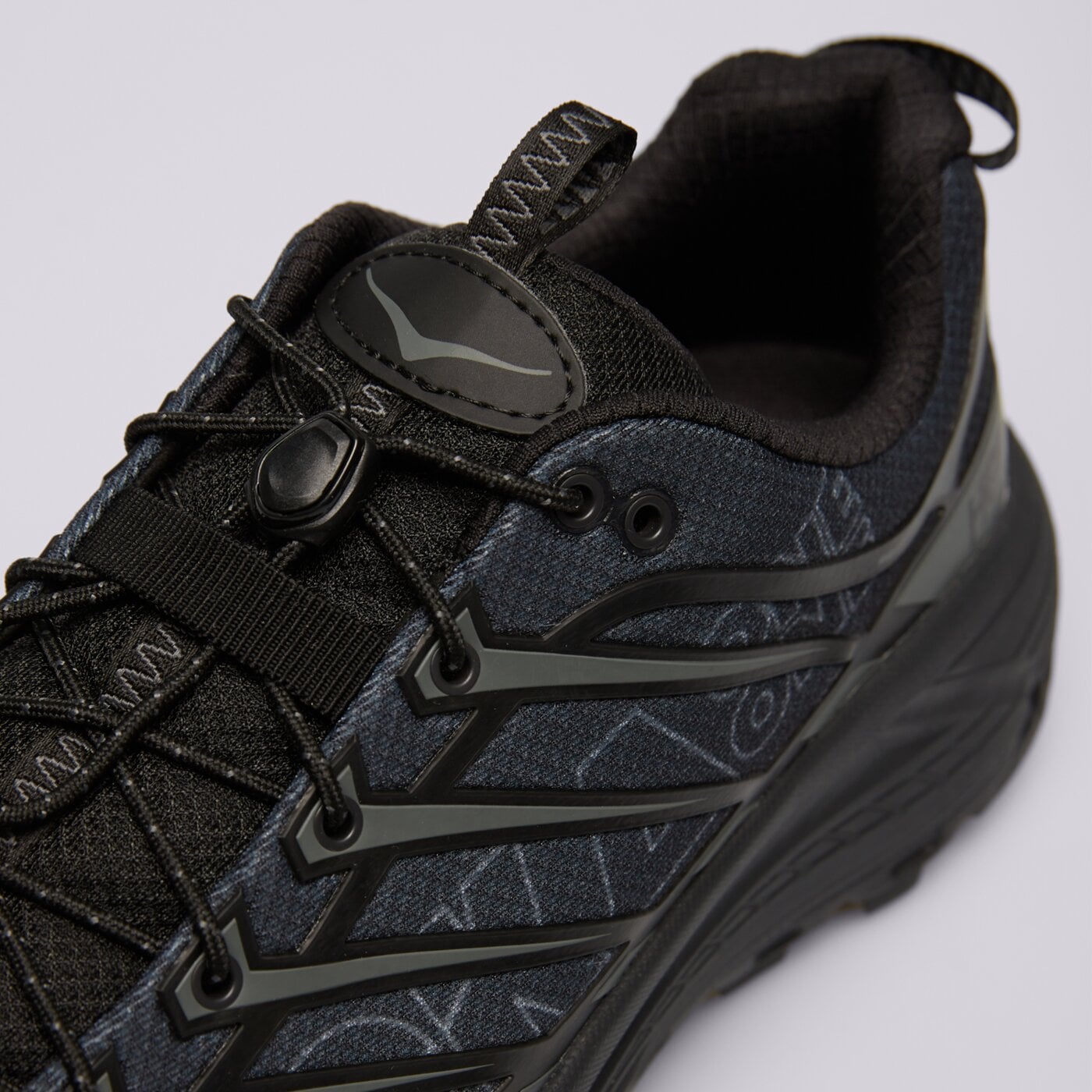 Мъжки маратонки за бягане HOKA MAFATE THREE2 WORDMARK 1175490bckt цвят черен