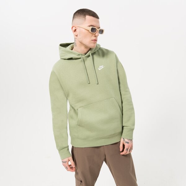 Мъжки суичър NIKE СУИТЧЪР С КАЧУЛКА SPORTSWEAR CLUB FLEECE bv2654-386 цвят зелен