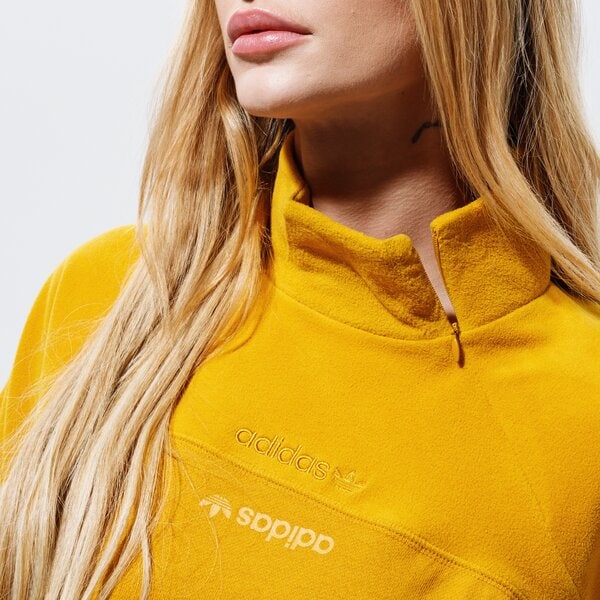 Дамски суичър ADIDAS СУИТЧЪР SWEATSHIRT gd3884 цвят горчица