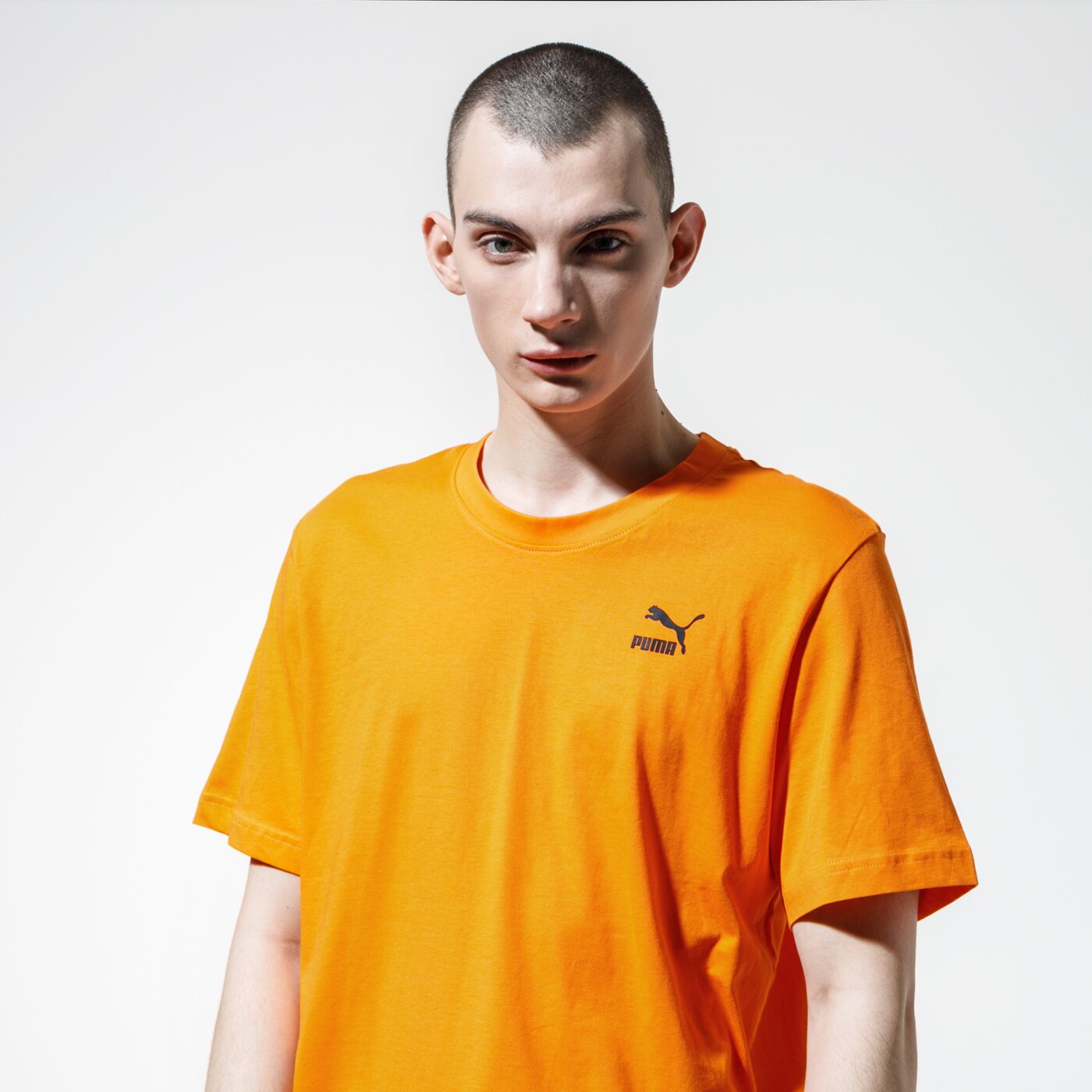 Мъжка тениска PUMA ТЕНИСКА RECHECK PACK GRAPHIC TEE 59788480 цвят оранжев