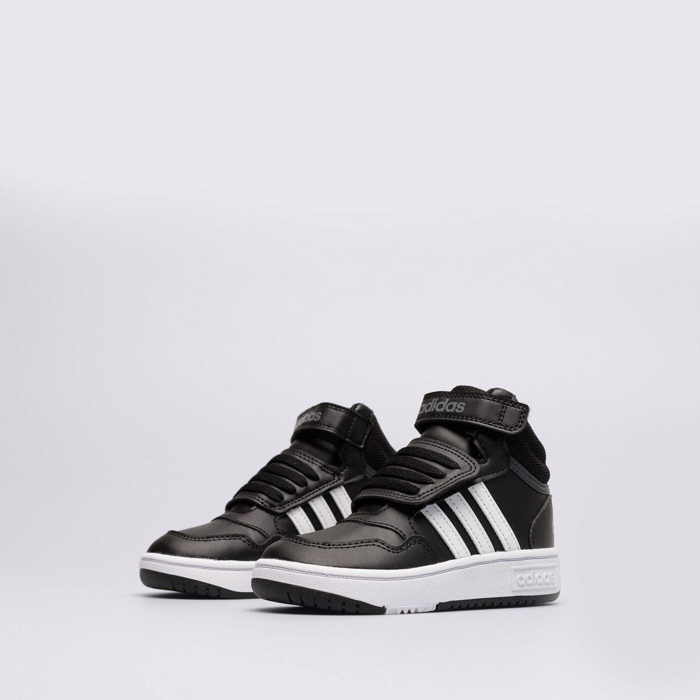 Детски маратонки ADIDAS HOOPS MID 3.0 AC I gw0408 цвят черен