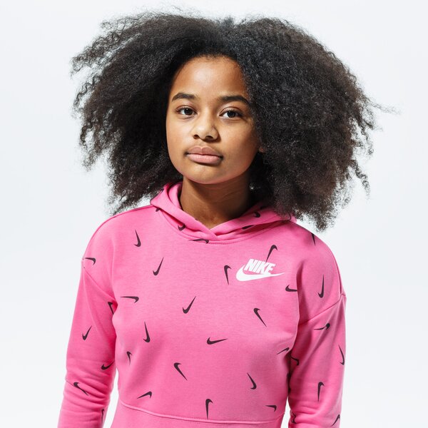 Детски суичър NIKE СУИТЧЪР С КАЧУЛКА SPORTSWEAR cz2566-684 цвят розов