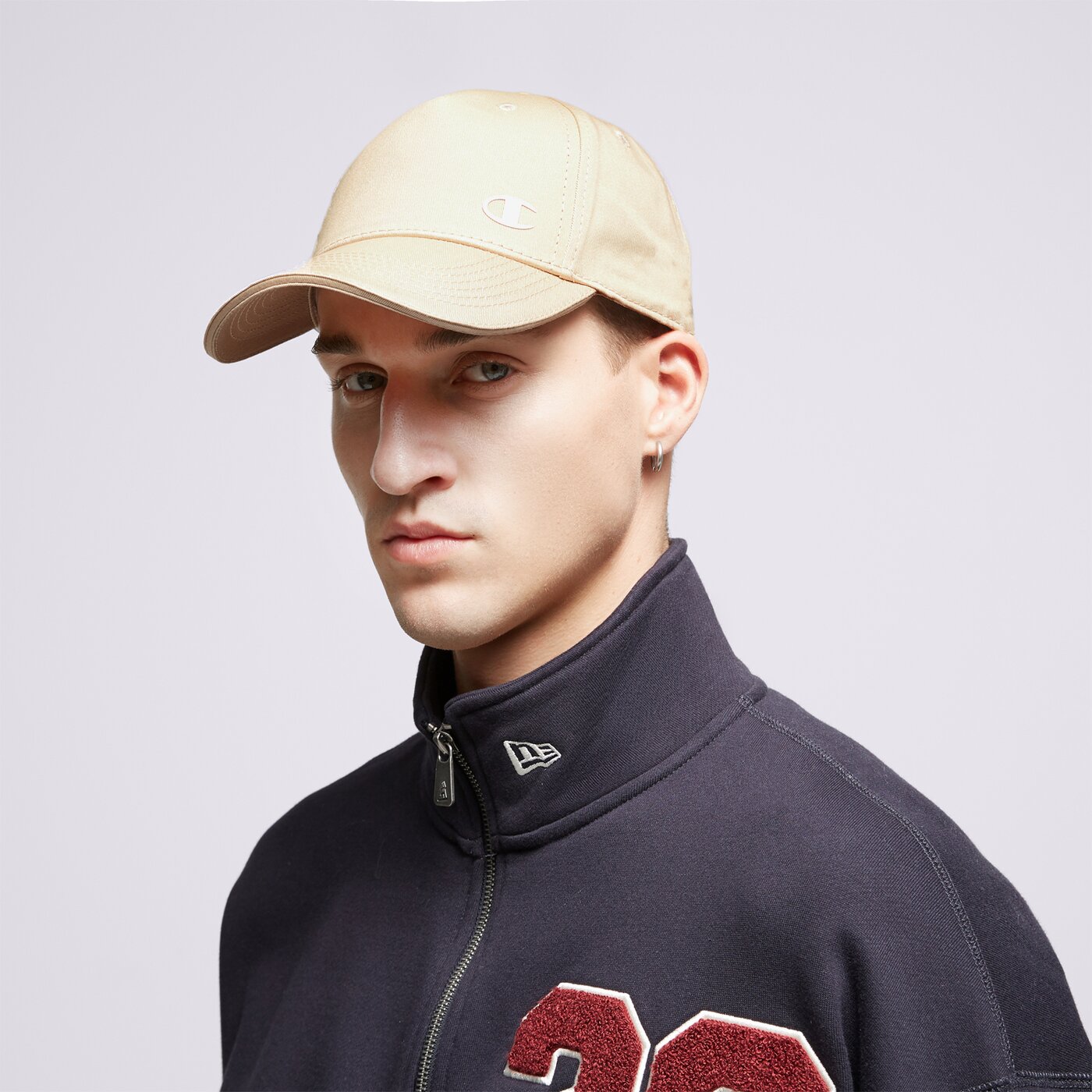 Мъжка шапка с козирка CHAMPION ШАПКА BASEBALL CAP 800381ms073 цвят бежов