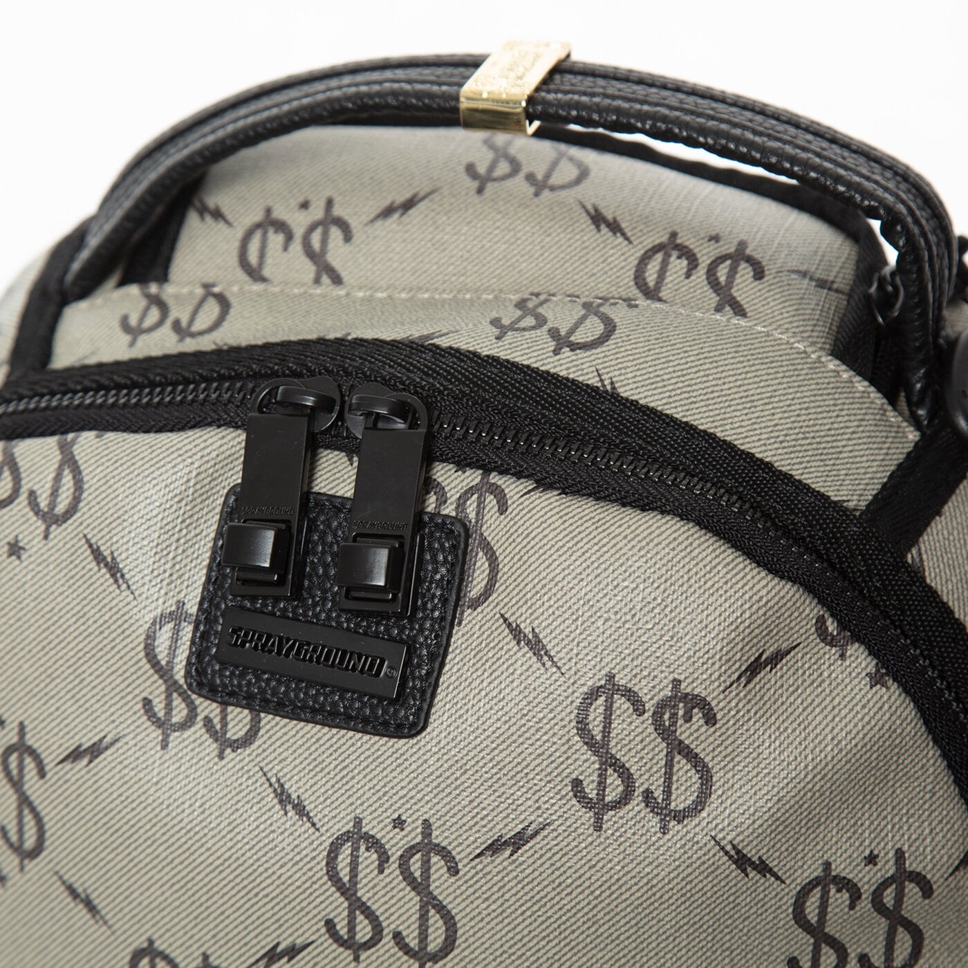 Детска раница SPRAYGROUND РАНИЦА DOUBLE MONEY DLX BACKPACK 910b4636nsz цвят сив