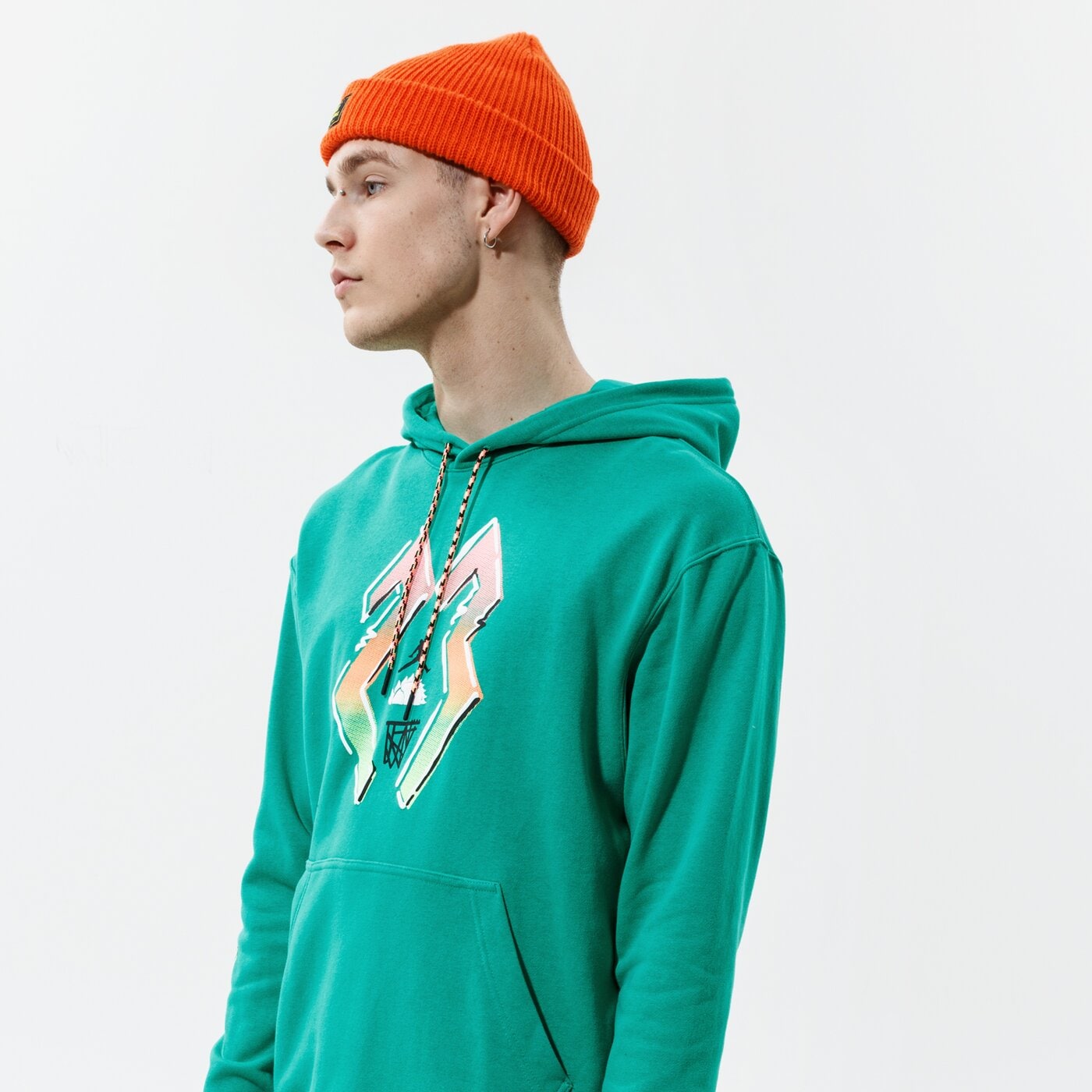 Мъжки суичър JORDAN СУИТЧЪР С КАЧУЛКА SPORT DNA  cz4845-372 цвят зелен