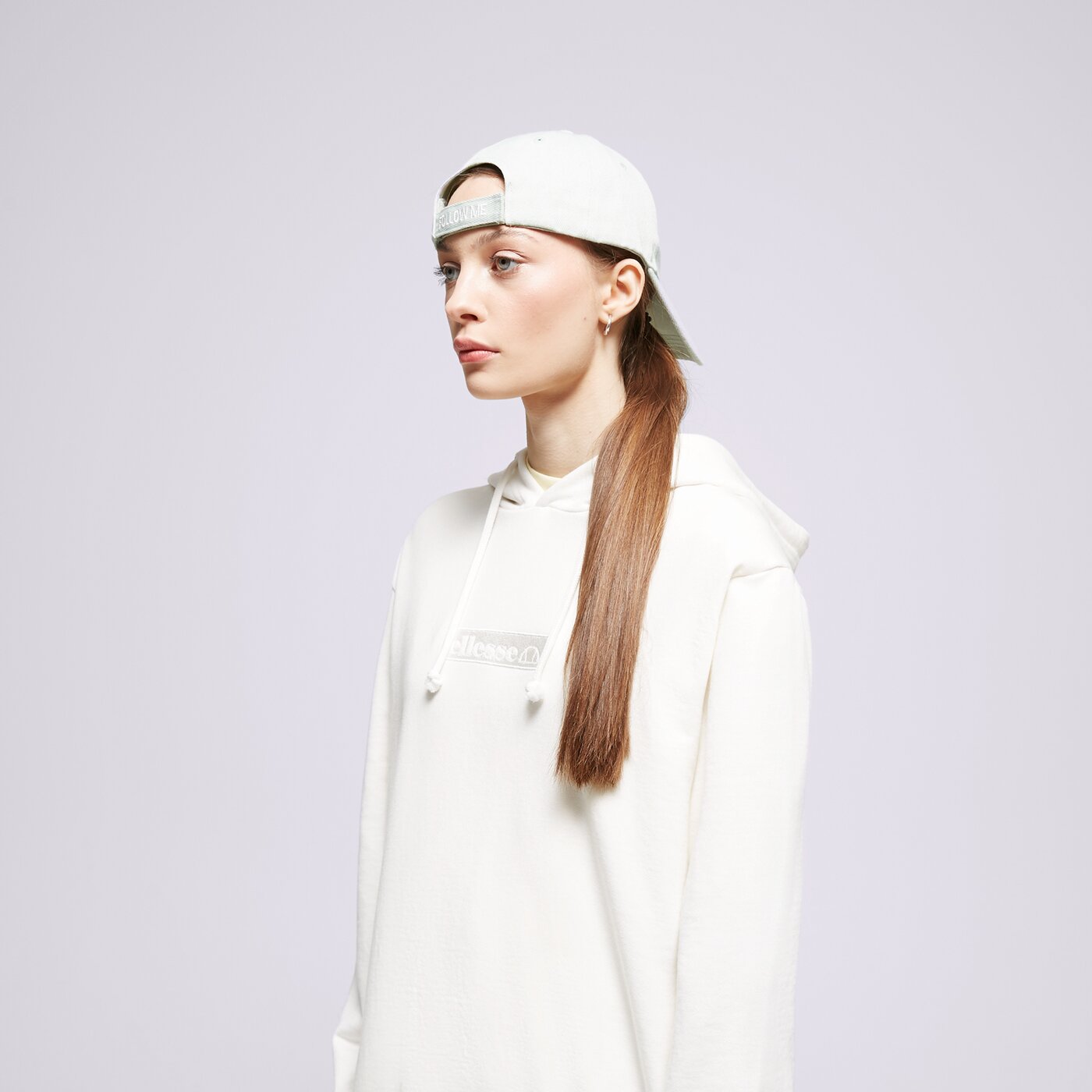 Дамски суичър ELLESSE СУИТЧЪР С КАЧУЛКА ODINA OH HOODY OFF WHT sgr17899904 цвят бял