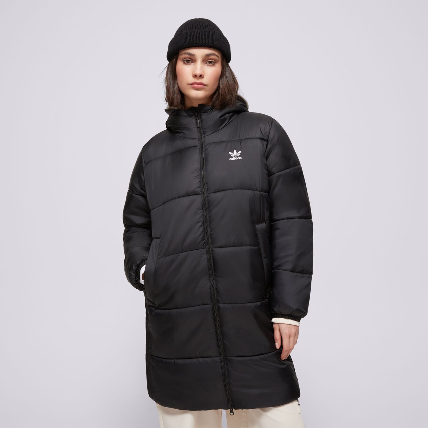 Дамско зимно яке ADIDAS ПАЛТО LONG PUFFER iw5858 цвят черен