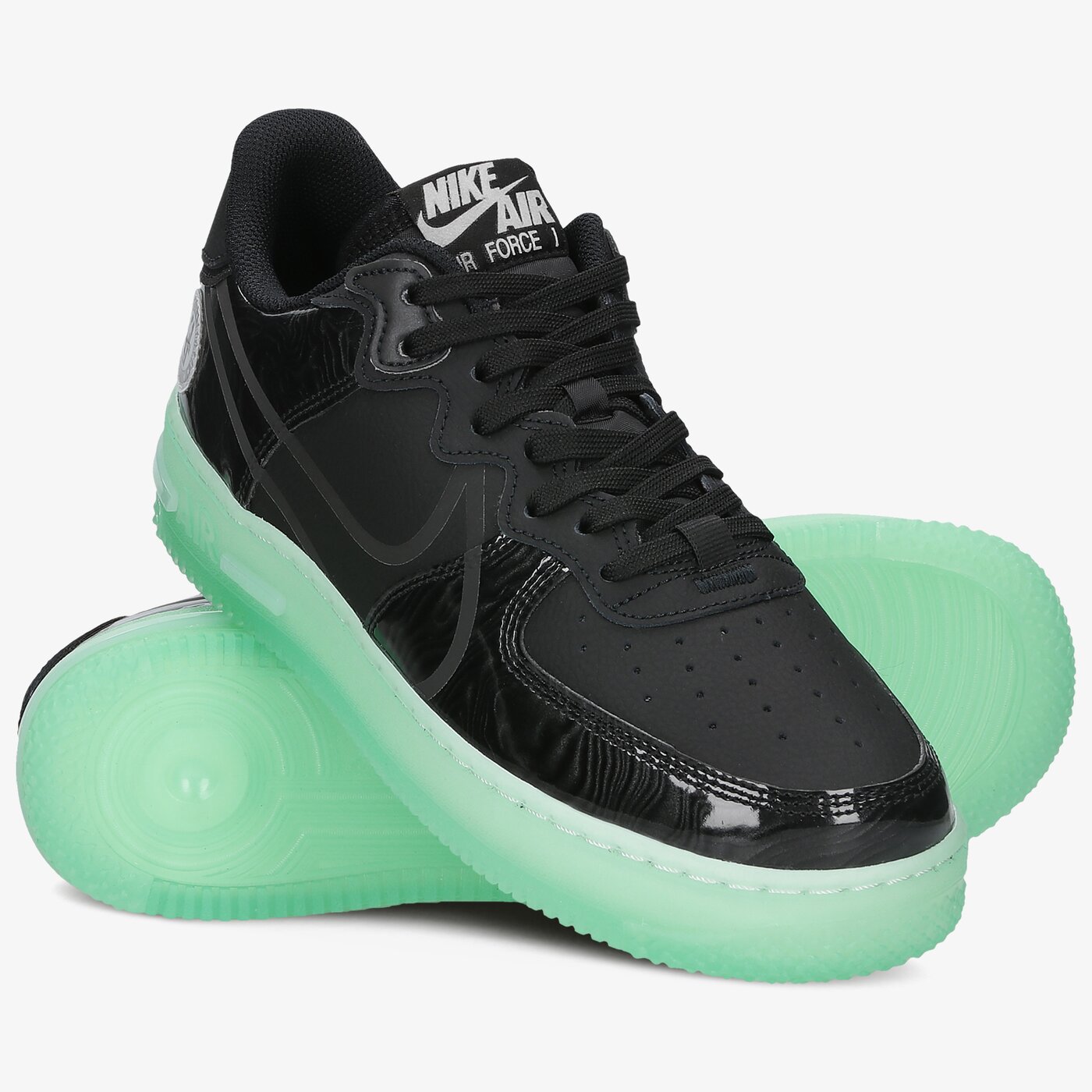 Мъжки маратонки NIKE AIR FORCE 1 REACT LV8 cv2218-001 цвят черен