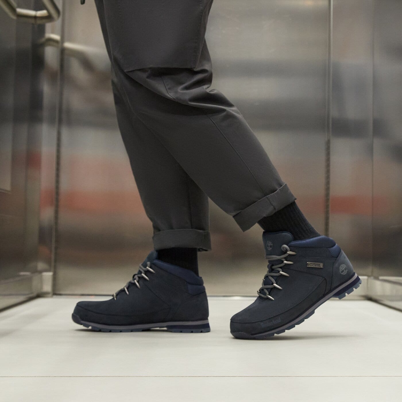 Мъжки зимни обувки TIMBERLAND EURO SPRINT  tb0a6atv0191 цвят тъмносин