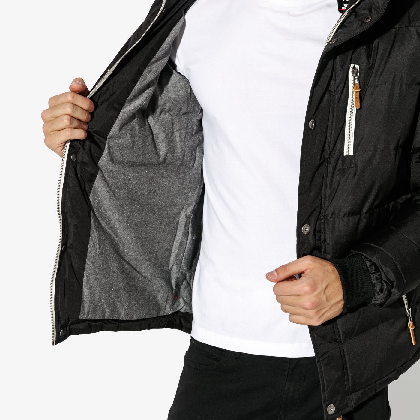 Мъжко зимно яке CONFRONT ЯКЕ KOS cfv38kum01002 цвят черен