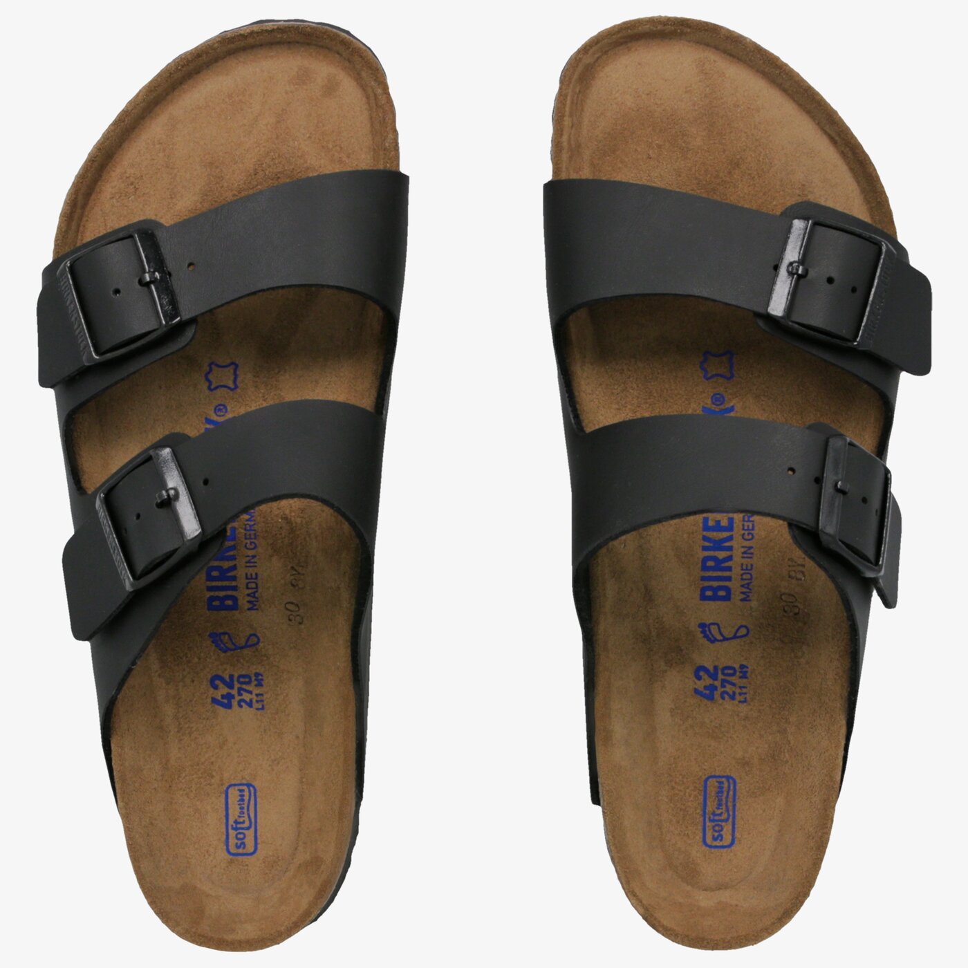 Мъжки чехли и сандали BIRKENSTOCK ARIZONA SFB 551251 цвят черен