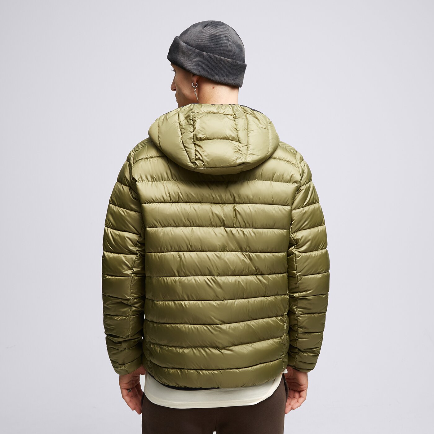 Мъжко зимно яке CHAMPION ЯКЕ ЗИМНО HOODED JACKET 219184gs554 цвят зелен