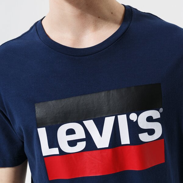 Мъжка тениска LEVI'S ТЕНИСКА SPORTSWEAR LOGO GRAPHIC 396360003 цвят тъмносин