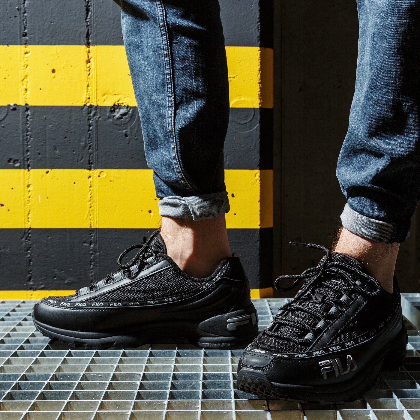 Мъжки маратонки FILA DSTR97  101057012v цвят черен