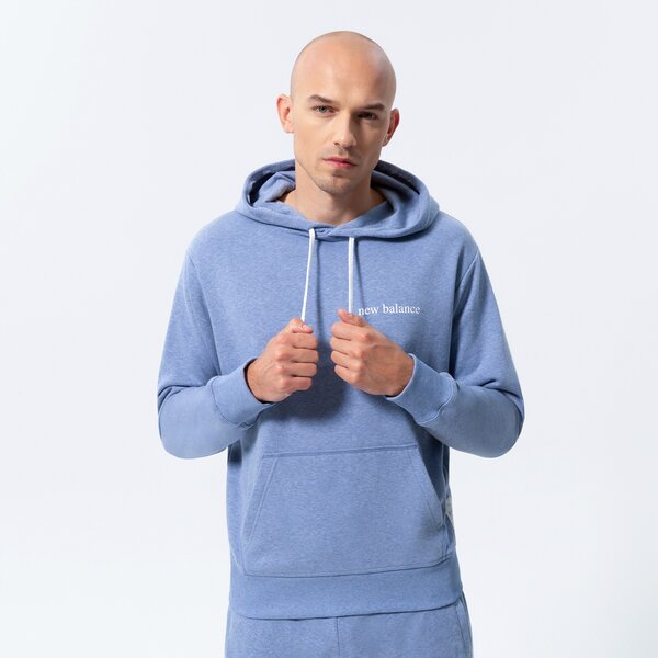 Мъжки суичър NEW BALANCE СУИТЧЪР С КАЧУЛКА NB ESSENTIALS PURE BALANCE SWE mt21565nhr цвят син