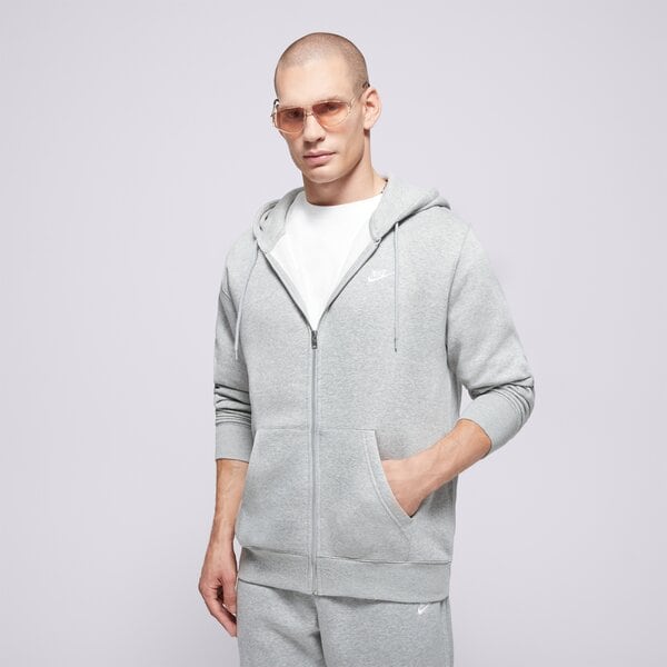 Мъжки суичър NIKE СУИТЧЪР СЪС ЗАКОПЧАВАНЕ   M NK CLUB BB FZ HOODIE fn3861-063 цвят сив