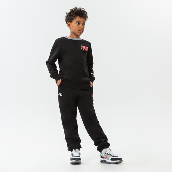 Детски суичър JORDAN СУИТЧЪР MJ MVP HBR CREW BOY 95b700-023 цвят черен