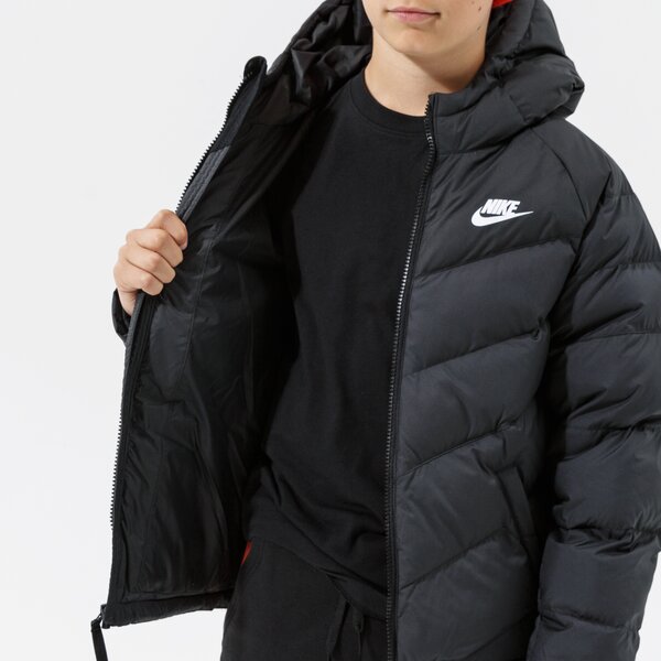 Детска преходно яке NIKE ЯКЕ ЗИМНО SPORTSWEAR PADDED JACKET JUNIOR U cu9157-010 цвят черен